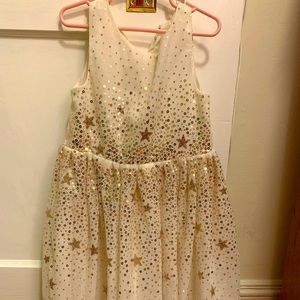 Sparkly special occasion girls dress